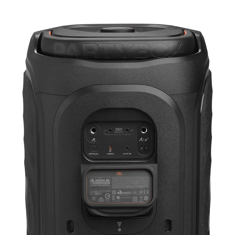 BOCINA PORTÁTIL PARTYBOX 130 CON 200W Y RESISTENTE A SALPICADURAS PB130BLKAM